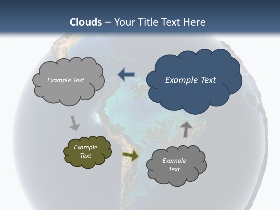 Flood Surface Continent PowerPoint Template