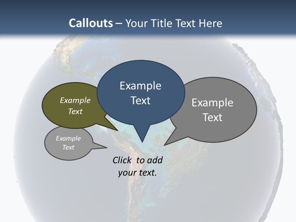 Flood Surface Continent PowerPoint Template