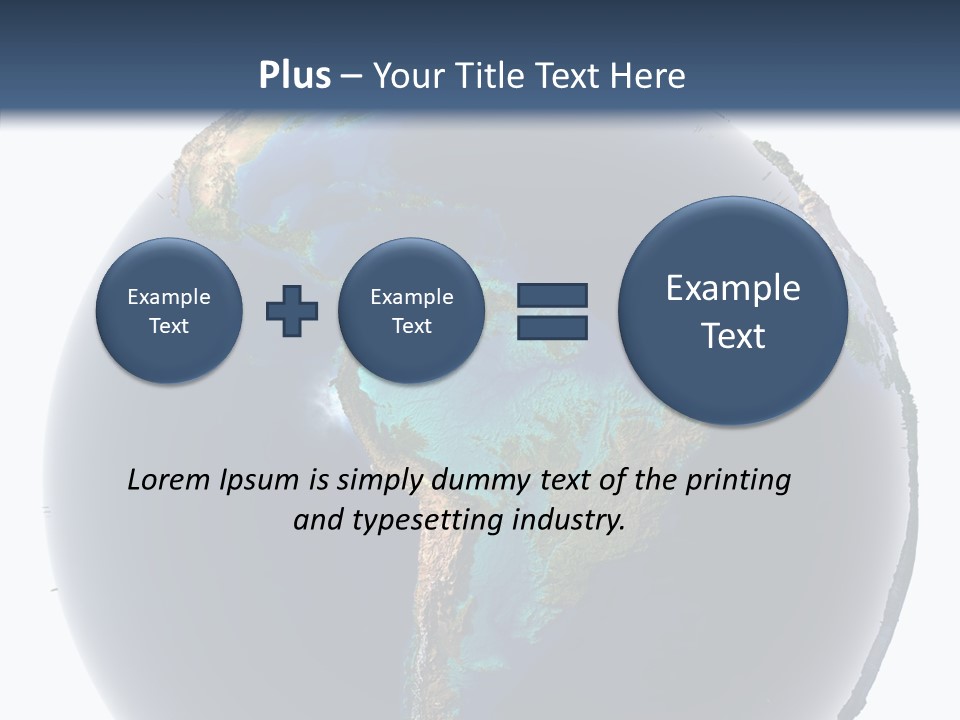 Flood Surface Continent PowerPoint Template