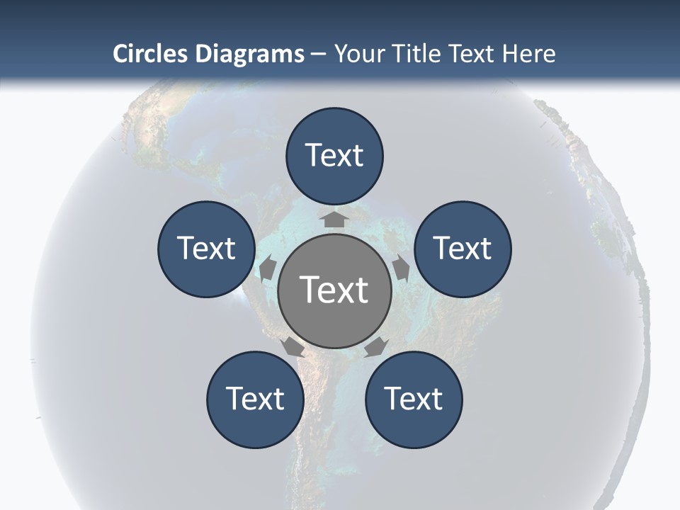 Flood Surface Continent PowerPoint Template