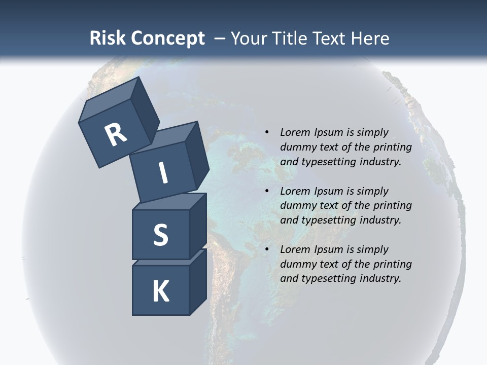 Flood Surface Continent PowerPoint Template