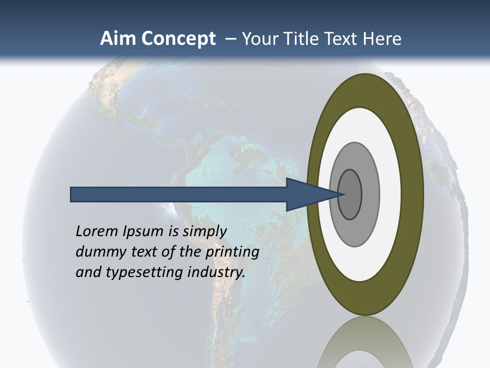 Flood Surface Continent PowerPoint Template