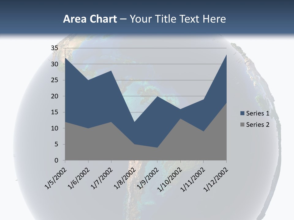 Flood Surface Continent PowerPoint Template