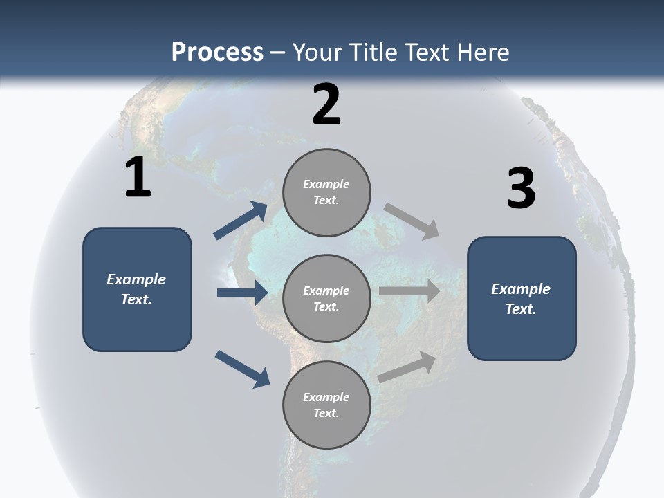 Flood Surface Continent PowerPoint Template