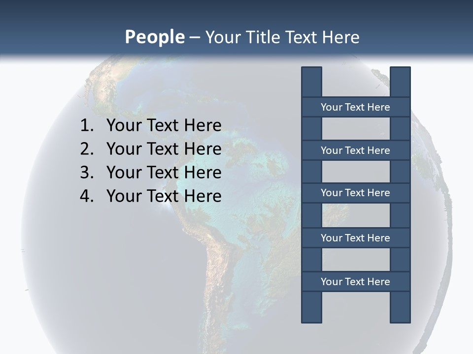 Flood Surface Continent PowerPoint Template
