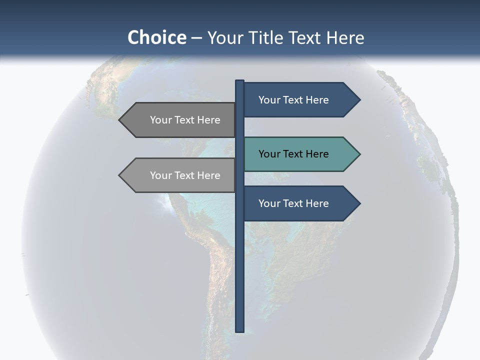 Flood Surface Continent PowerPoint Template