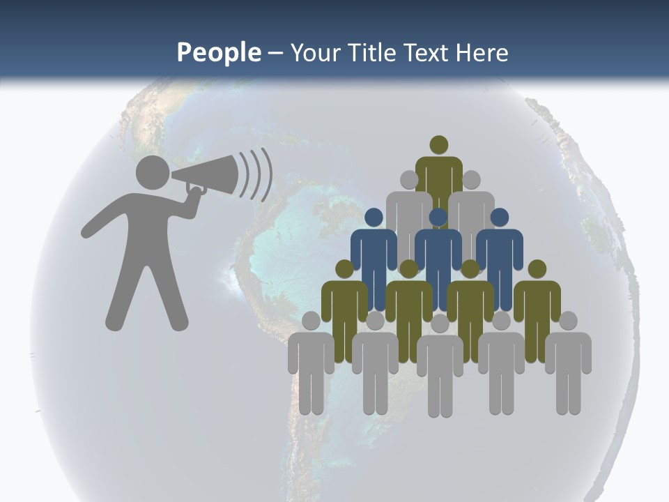 Flood Surface Continent PowerPoint Template