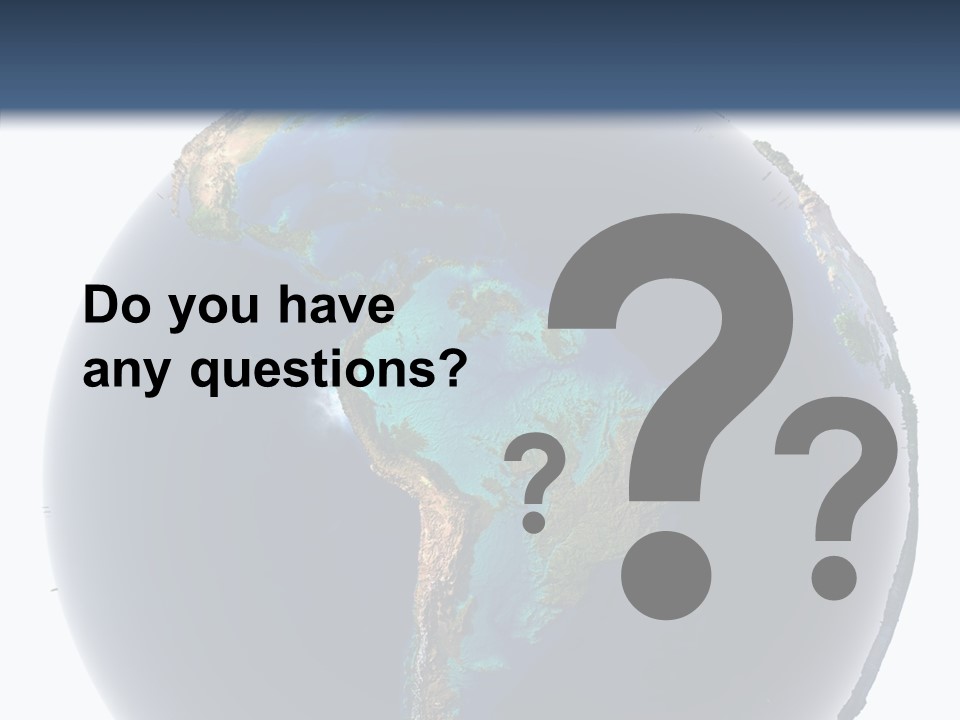 Flood Surface Continent PowerPoint Template