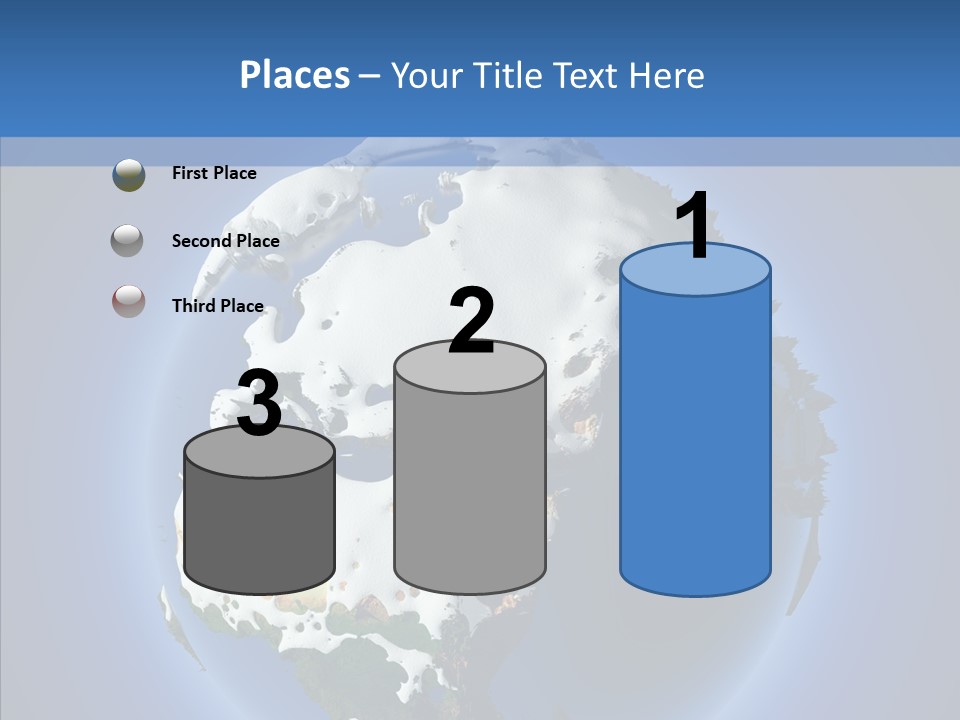 Relief Sun White PowerPoint Template