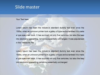Relief Sun White PowerPoint Template
