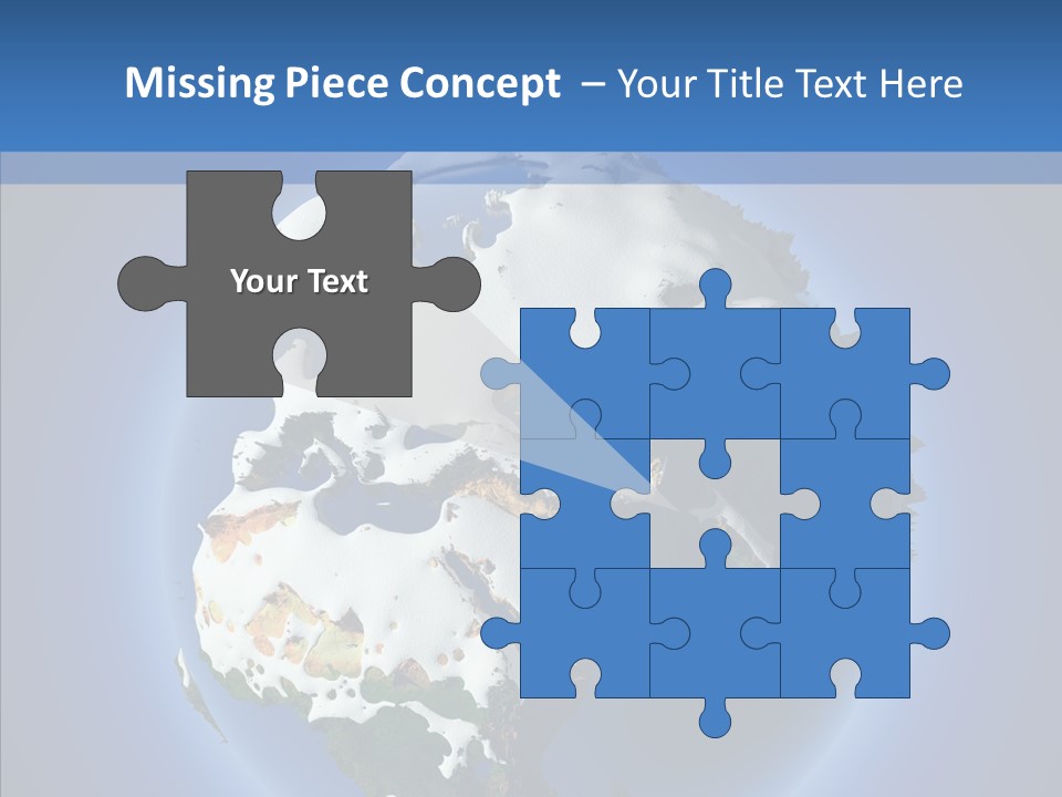 Relief Sun White PowerPoint Template