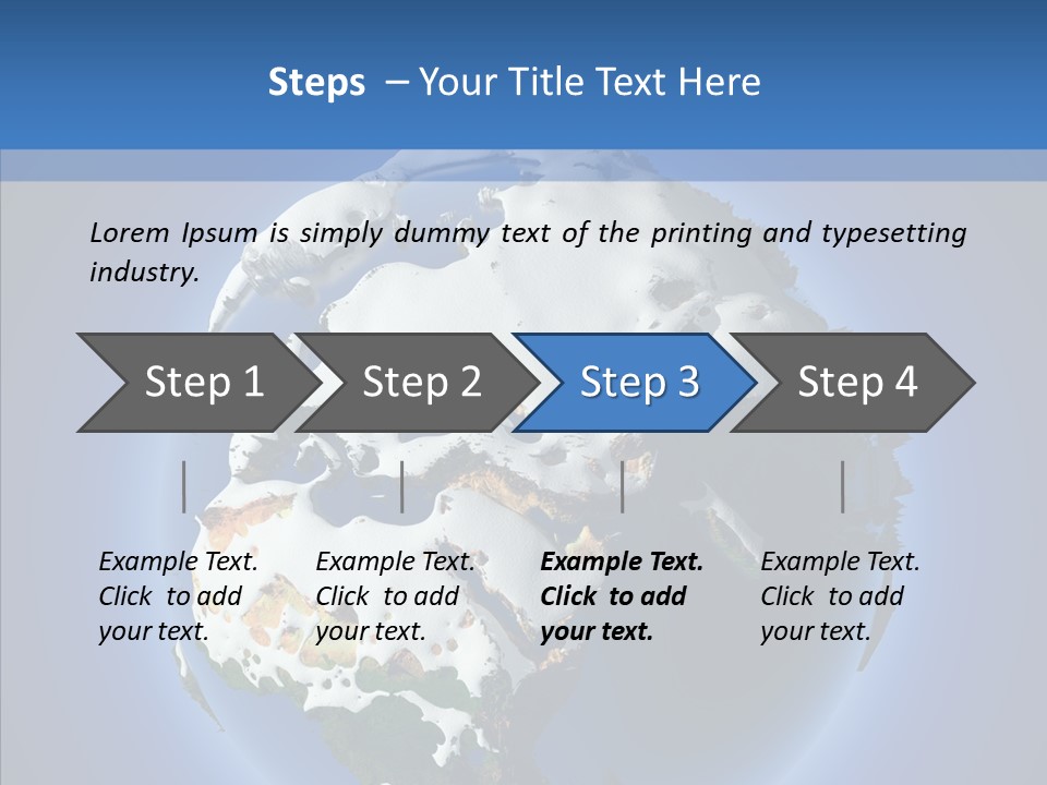 Relief Sun White PowerPoint Template