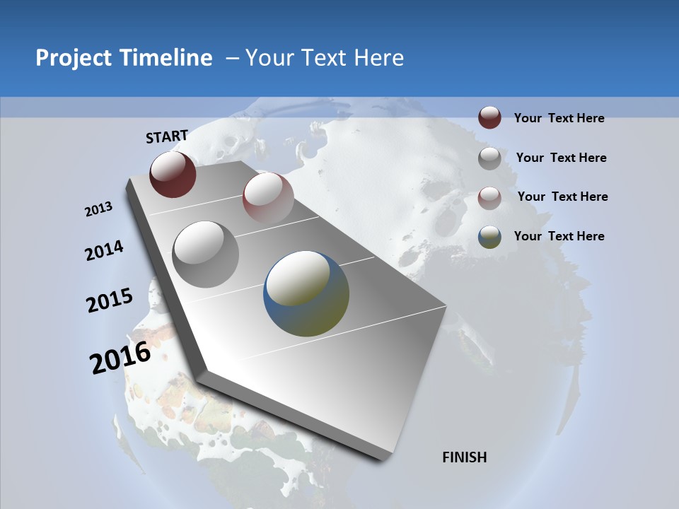 Relief Sun White PowerPoint Template