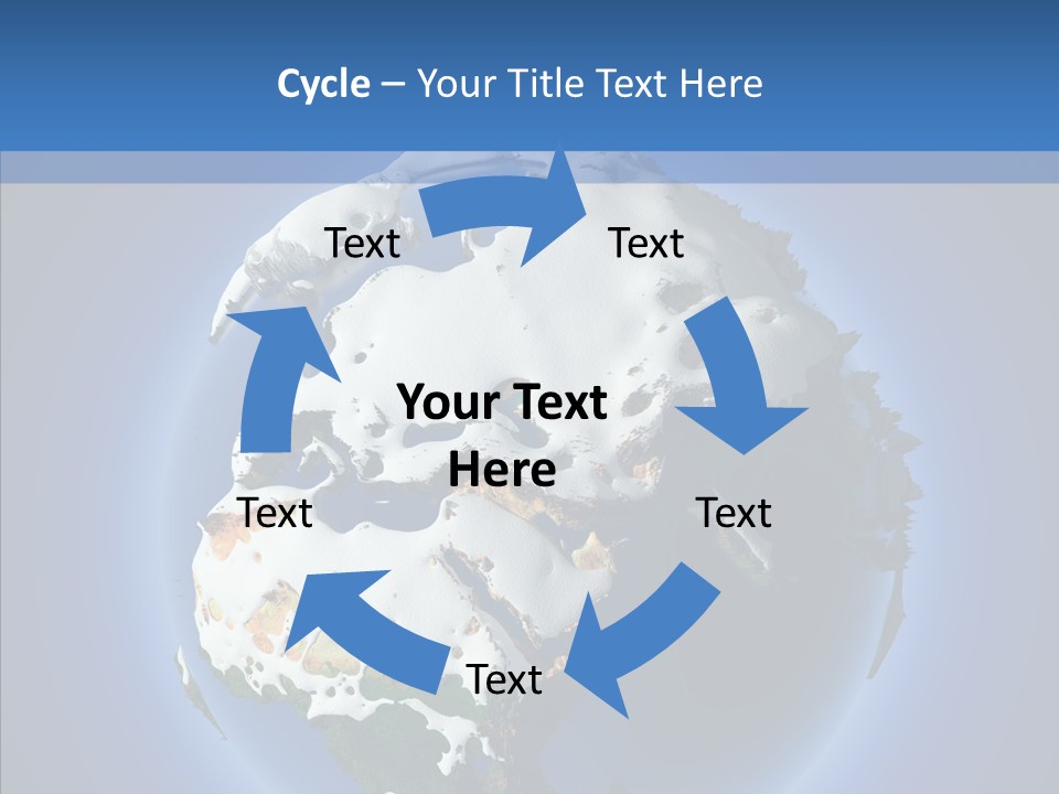 Relief Sun White PowerPoint Template