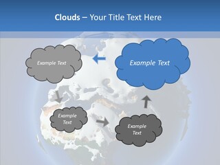 Relief Sun White PowerPoint Template