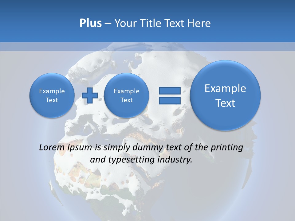 Relief Sun White PowerPoint Template