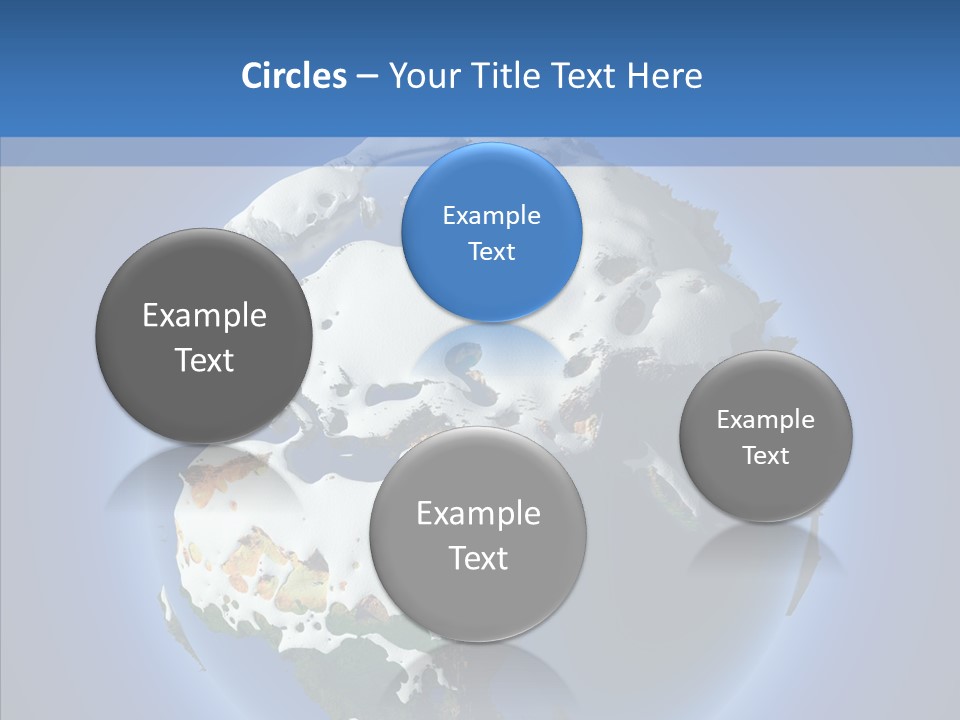 Relief Sun White PowerPoint Template