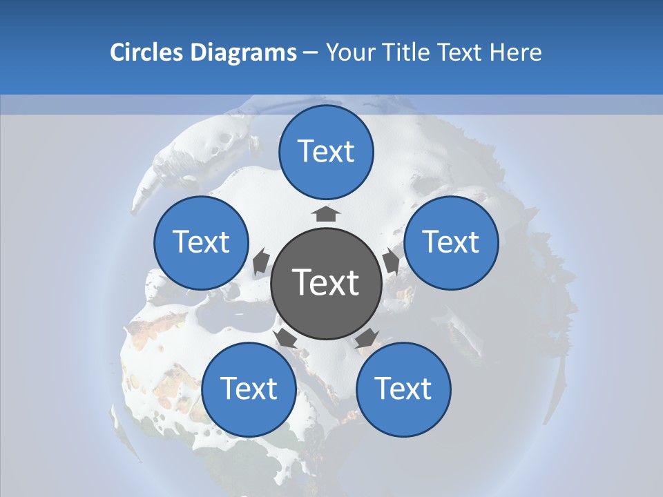 Relief Sun White PowerPoint Template