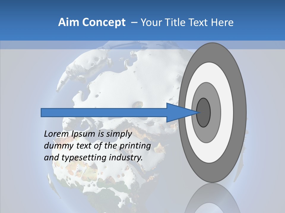 Relief Sun White PowerPoint Template