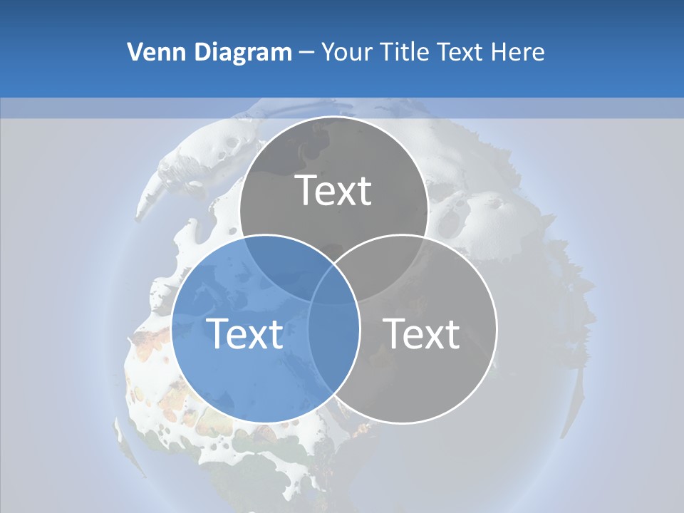 Relief Sun White PowerPoint Template