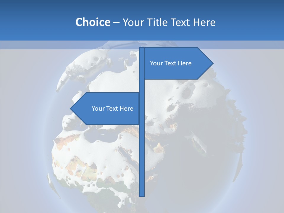 Relief Sun White PowerPoint Template