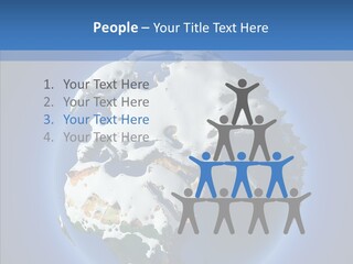 Relief Sun White PowerPoint Template
