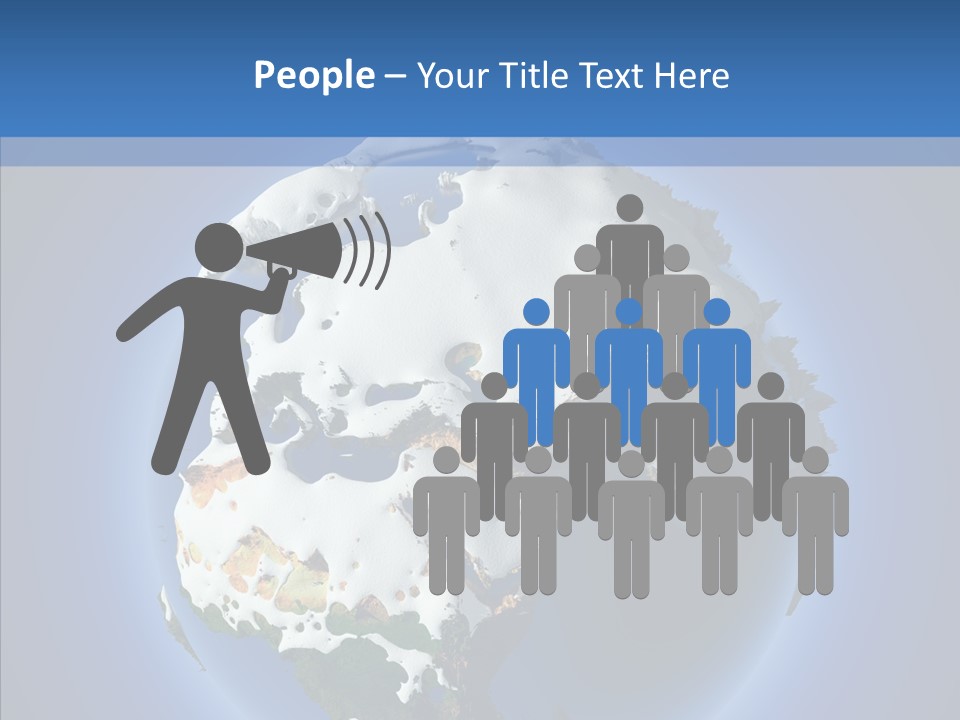 Relief Sun White PowerPoint Template
