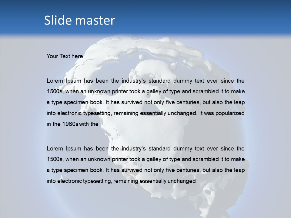 Usa Year Melt PowerPoint Template