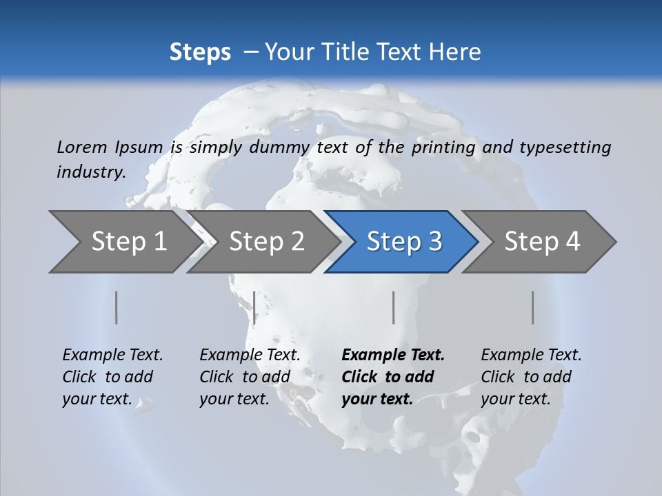 Usa Year Melt PowerPoint Template