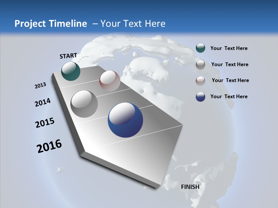 Usa Year Melt PowerPoint Template