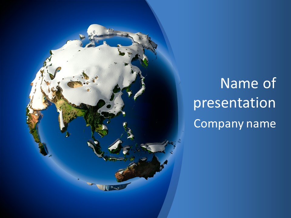 Blizzard North Disaster PowerPoint Template