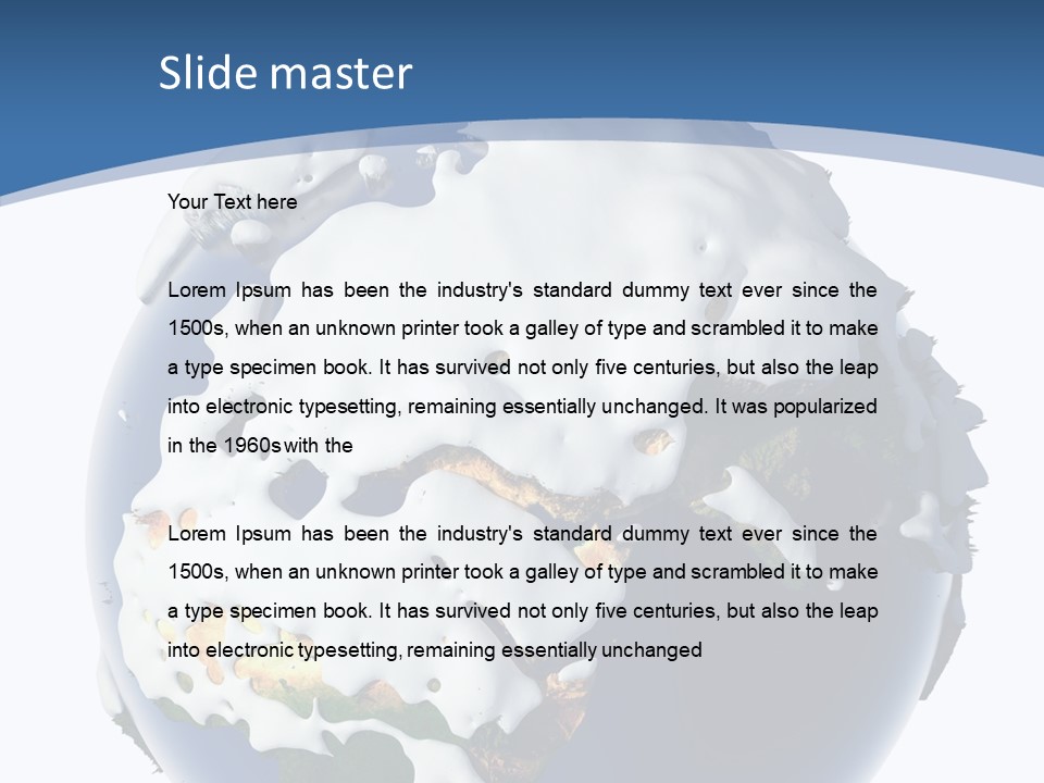 Geography Travel World PowerPoint Template