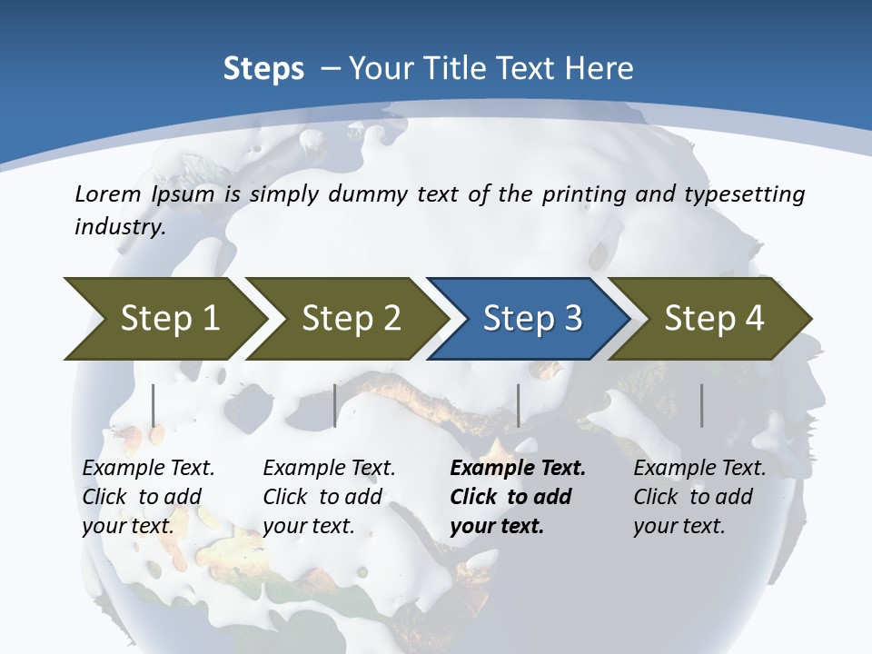 Geography Travel World PowerPoint Template