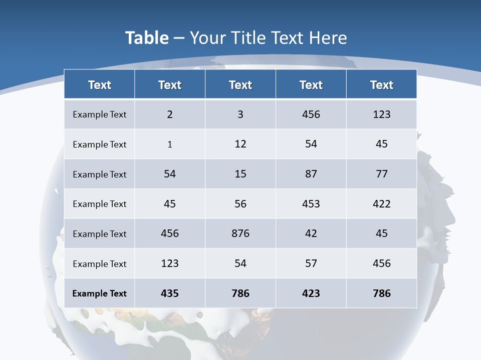 Geography Travel World PowerPoint Template