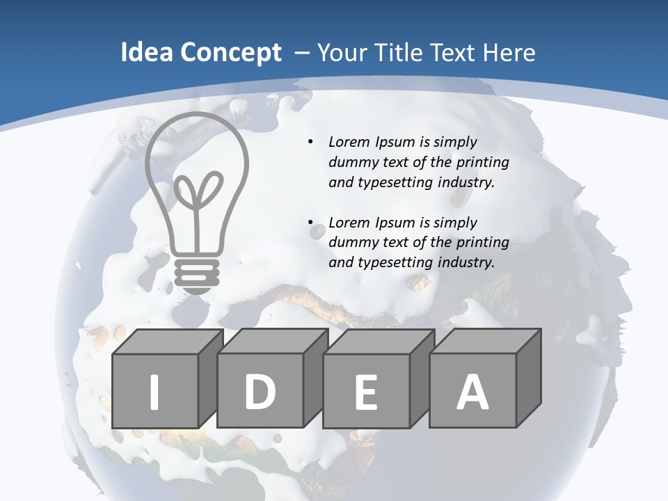 Geography Travel World PowerPoint Template