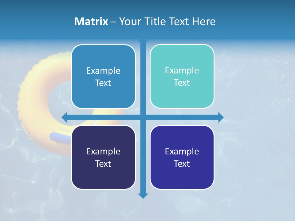 Greeting Card Water Park Fourth Of July PowerPoint Template