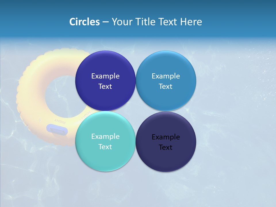 Greeting Card Water Park Fourth Of July PowerPoint Template