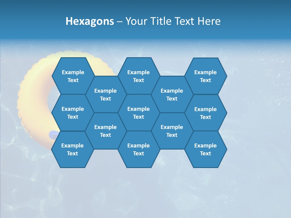 Greeting Card Water Park Fourth Of July PowerPoint Template