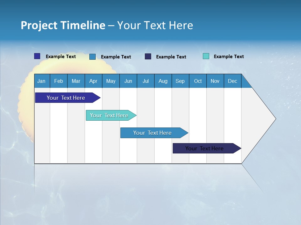 Greeting Card Water Park Fourth Of July PowerPoint Template
