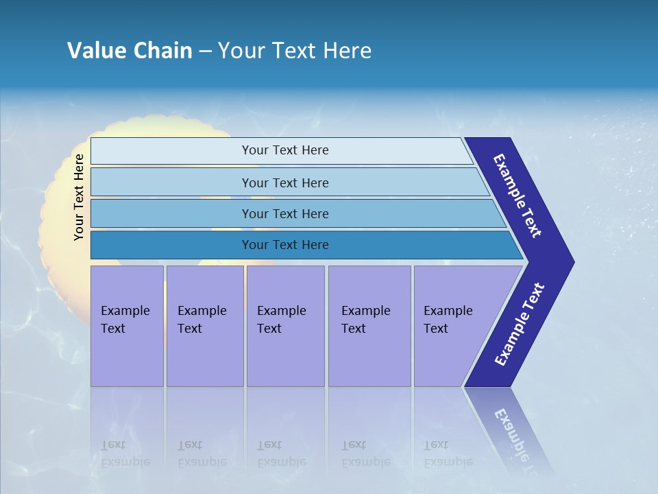 Greeting Card Water Park Fourth Of July PowerPoint Template