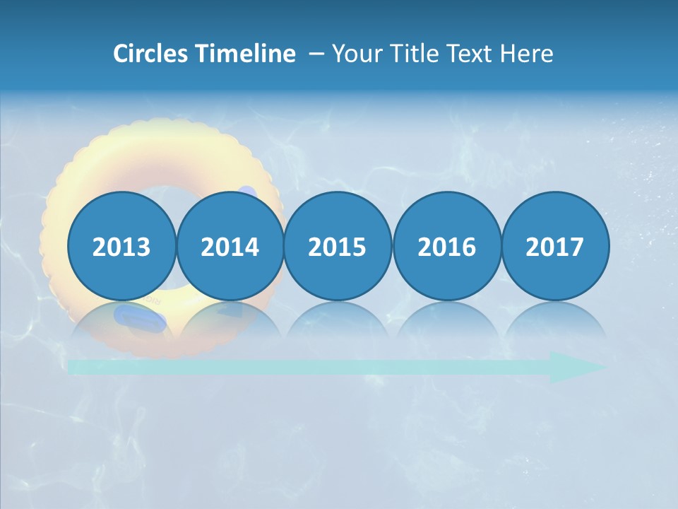 Greeting Card Water Park Fourth Of July PowerPoint Template