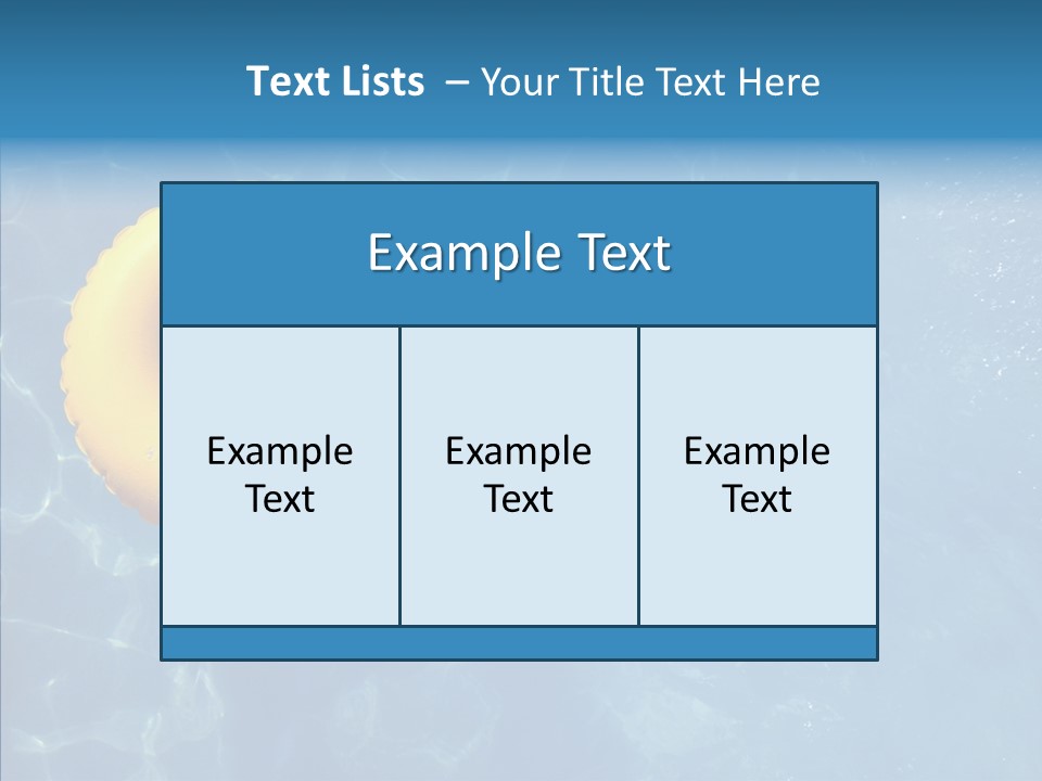 Greeting Card Water Park Fourth Of July PowerPoint Template