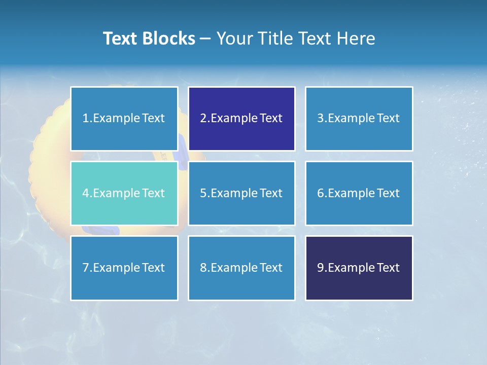 Greeting Card Water Park Fourth Of July PowerPoint Template