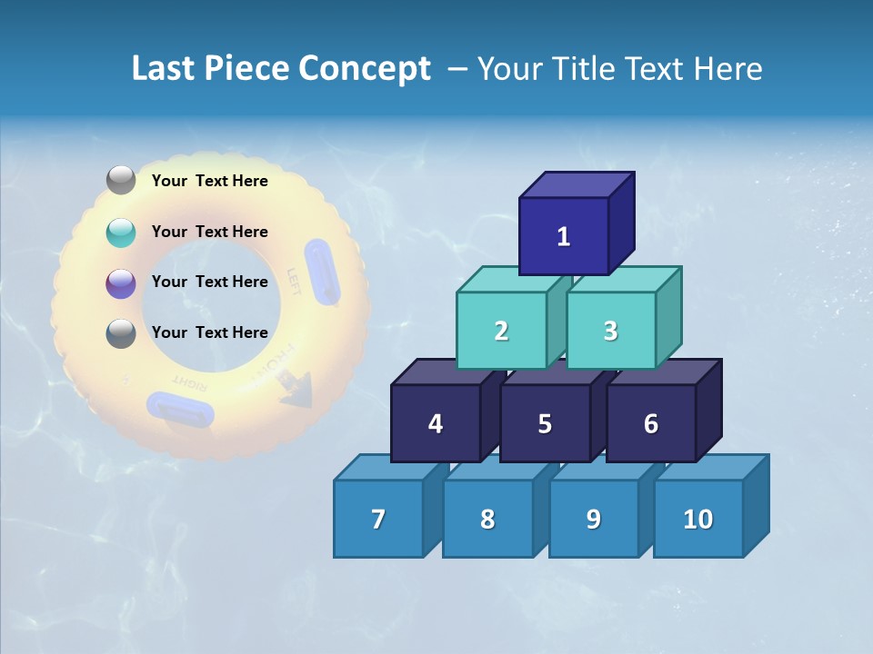 Greeting Card Water Park Fourth Of July PowerPoint Template