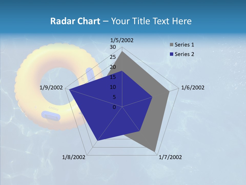 Greeting Card Water Park Fourth Of July PowerPoint Template