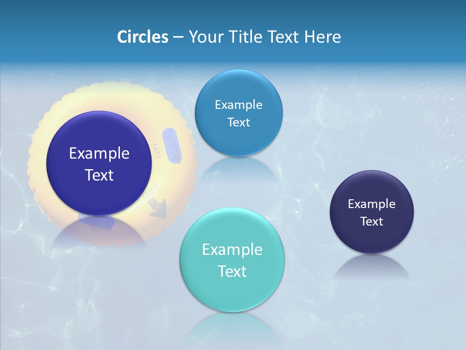 Greeting Card Water Park Fourth Of July PowerPoint Template