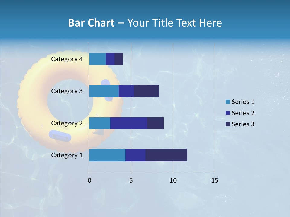 Greeting Card Water Park Fourth Of July PowerPoint Template