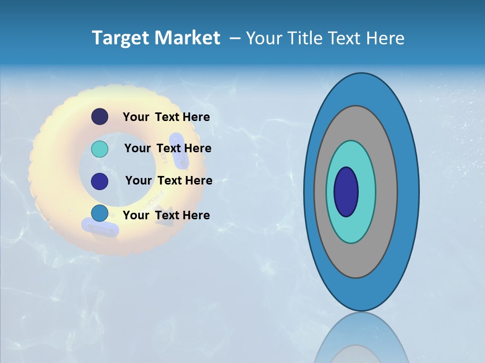 Greeting Card Water Park Fourth Of July PowerPoint Template