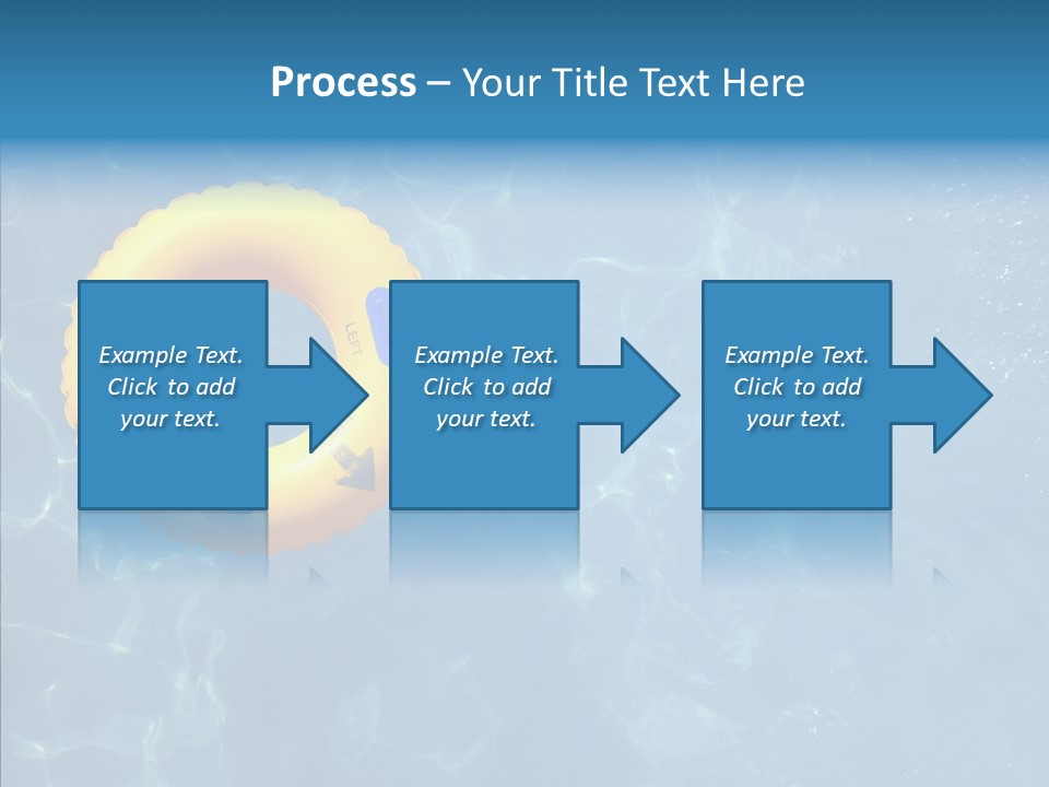 Greeting Card Water Park Fourth Of July PowerPoint Template