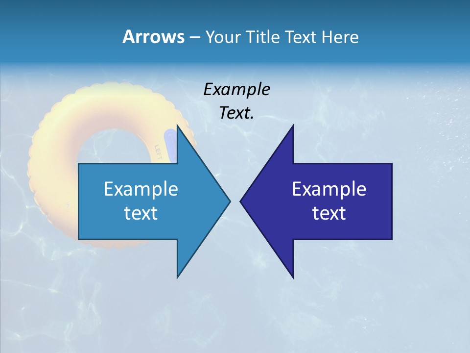 Greeting Card Water Park Fourth Of July PowerPoint Template